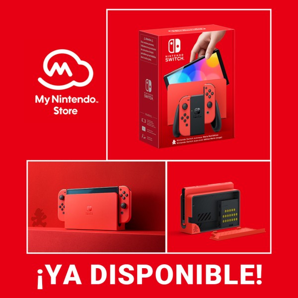 red nintendo switch oled