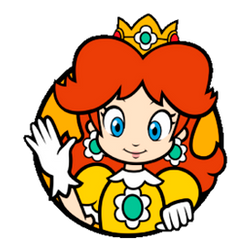 princes daisy waving happily