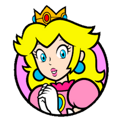 princes peach greeting us surprised